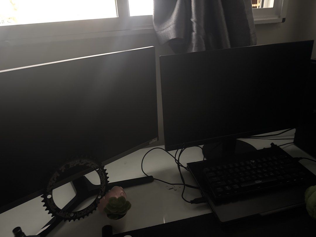 Acer Monitor  and Samsung Monitor