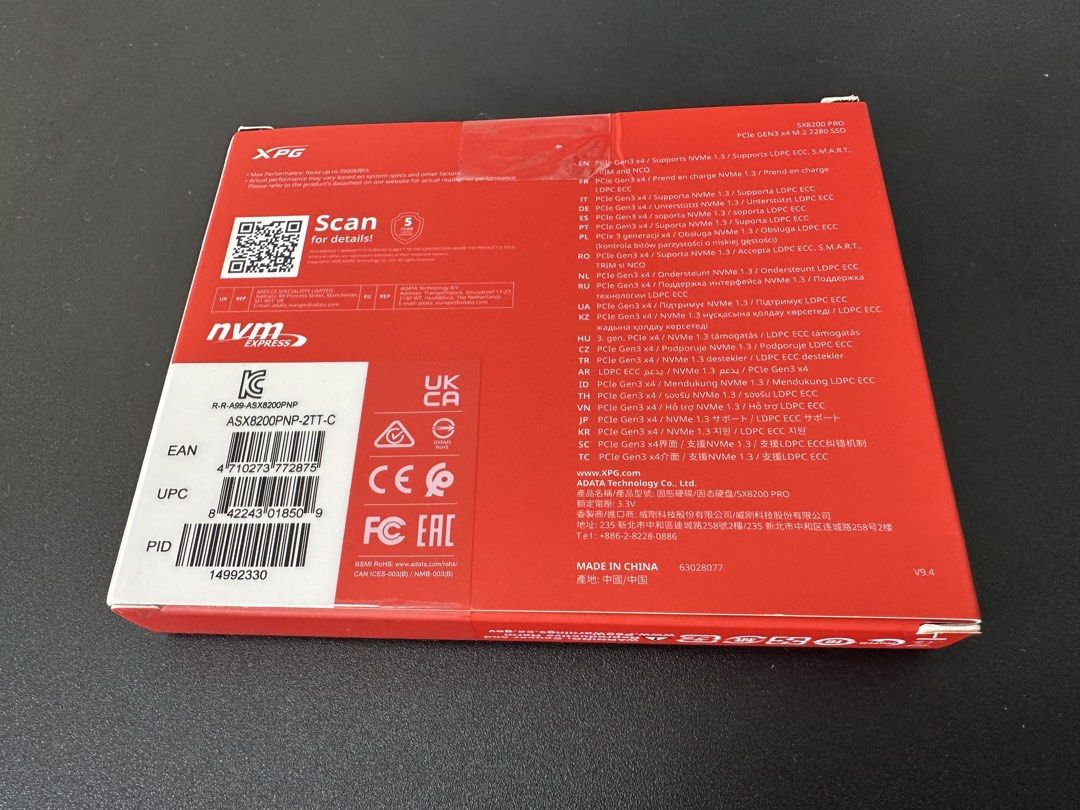 ADATA XPG SX8200 Pro 2TB NVMe SSD443775800385873921