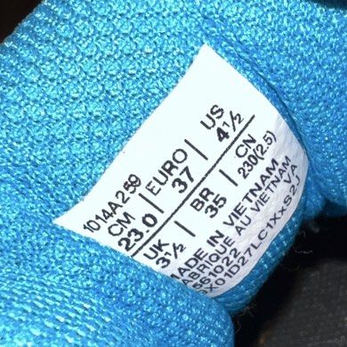 Asics Gel-Contend 4 Running Shoes - EU 37 (Category: Sneakers) located in Singapore. Submitted by eleventhnovember (Listing ID 1435770855, Image 3). Description: - Used Asics Gel-Contend 4 running shoes - Navy blue with light blue and orange accents - Size: EU 37, UK 4.5 - Signs of wear on soles and uppers - Made in Vietnam - Suitable for casual wear or light exercise.