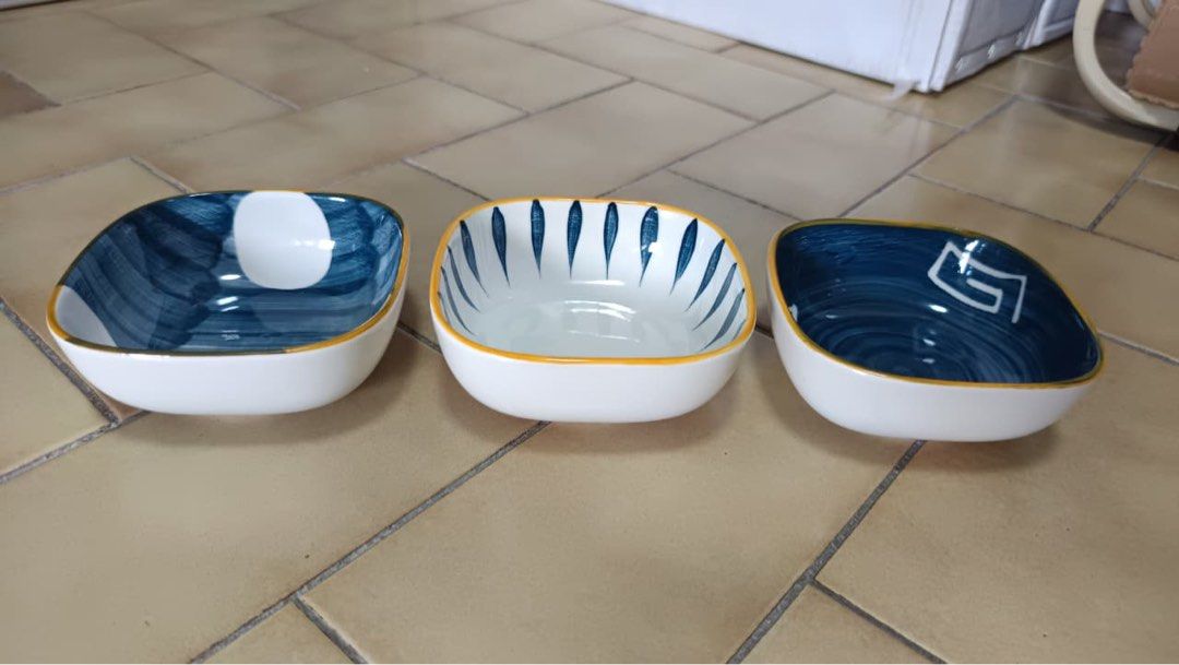 Assorted Ceramic Bowls and Plates - Various Designs444071340032675845