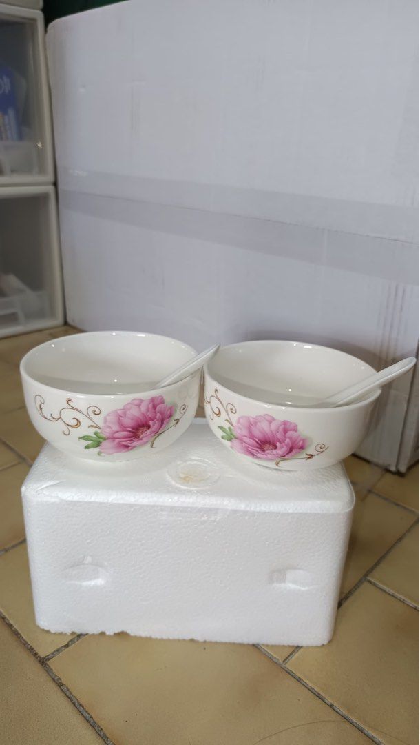 Assorted Ceramic Bowls and Plates - Various Designs