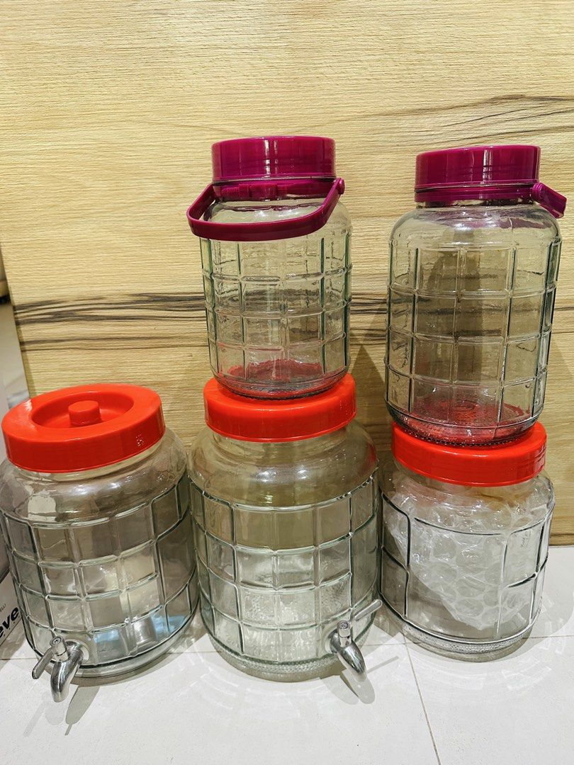 Assorted Glass Bottles and Jars - Various Sizes443959998488913924