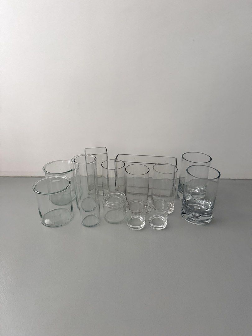 Assorted Glass Vases and Containers