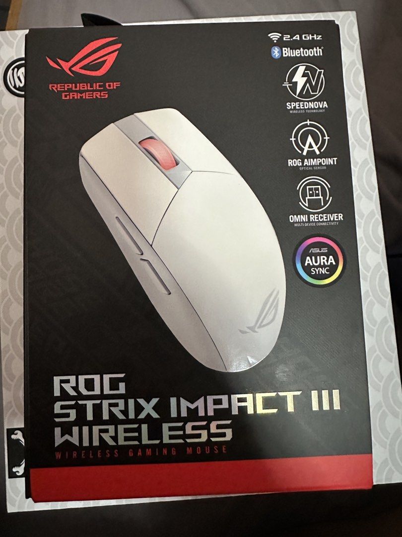 ASUS ROG Strix Impact III Wireless Gaming Mouse444002820771041280