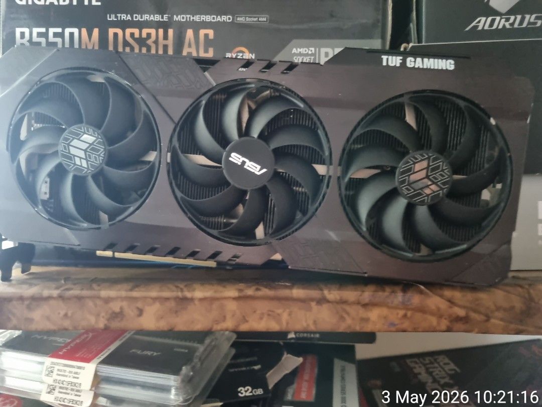 ASUS TUF RTX 3060 12GB GAMING GPU