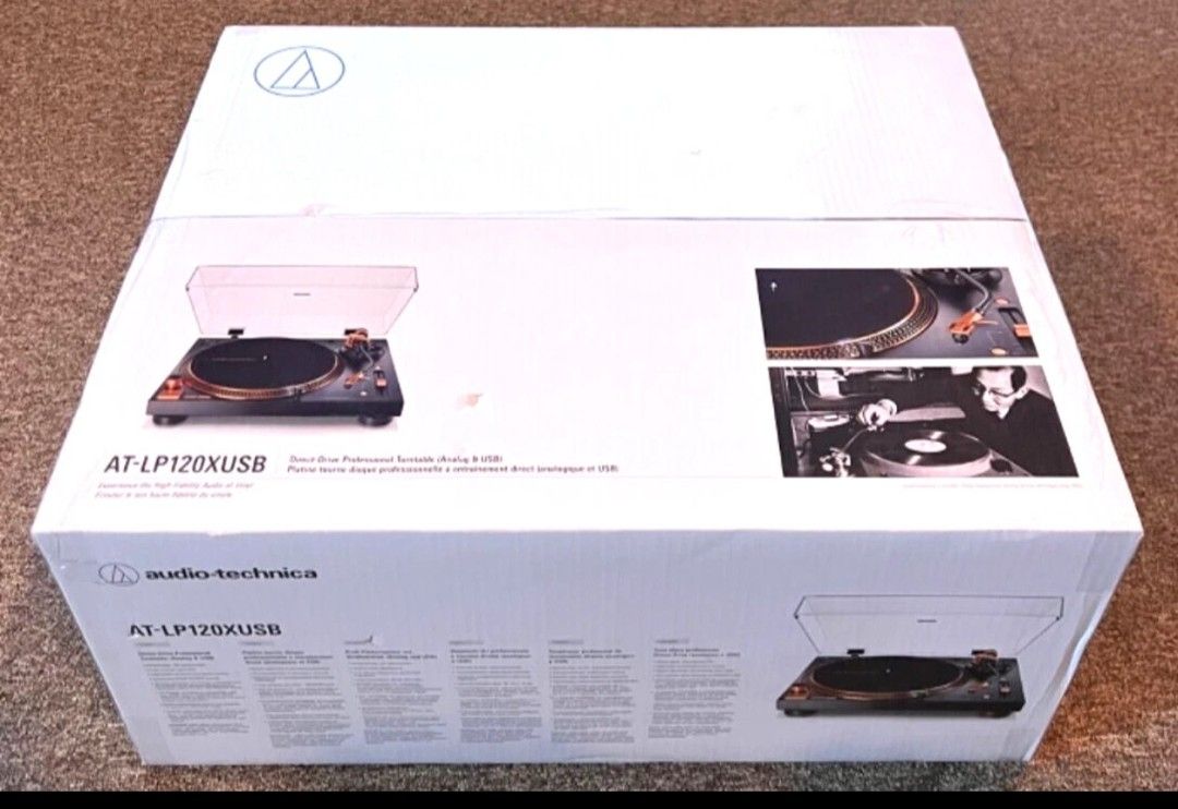 Audio Technica AT-LP120XUSB-BZ Direct Drive Turntable (Category: Other Audio Equipment) located in Cebu City. Submitted by mysticeagle_cfc2ef (Listing ID 1435870577, Image 1). Description: - Audio Technica AT-LP120XUSB-BZ Turntable - Direct Drive - USB Connectivity - Like New with complete Original Pacakging box Price Negotiable Contact no. 09052410180.