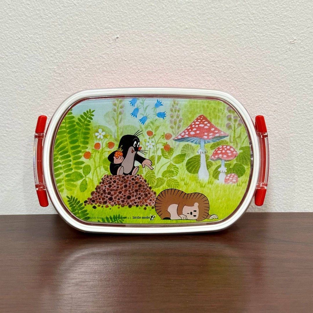 [Authentic] Little Mole (Krtek) Bento Lunch Box with Lock Clips (Category: Food Organization & Storage) located in Quezon City. Submitted by brandedusagoodies (Listing ID 1435830653, Image 1). Description: Cute and functional lunch box featuring the beloved Little Mole character in a colorful nature design. Compact size with secure side locks, perfect for daily use or collectors of character goods. Material: - Plastic (BPA-free, typical Japanese 