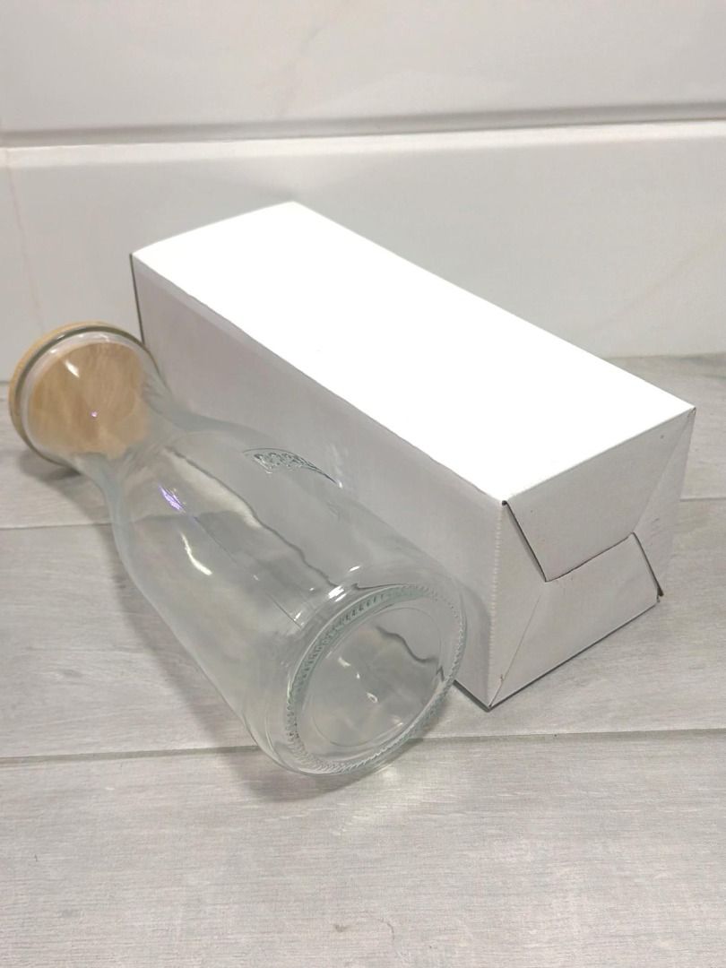 Bamboo Lid 1.15L Clear Glass Pitcher444181266427422721