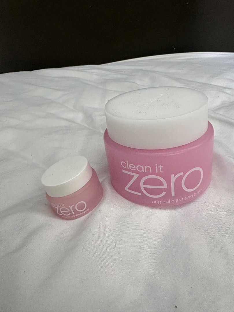 Banila Co Clean It Zero Original Cleansing Balm (Category: Face Care) located in Quezon City. Submitted by juls.ph (Listing ID 1435784567, Image 2). Description: - Banila Co Clean It Zero Original Cleansing Balm - Original formula - Comes in a pink and white jar - Expiry date: 2028.07.03 - Available in full size and sample size - bought and just used during my last trip in Korea.