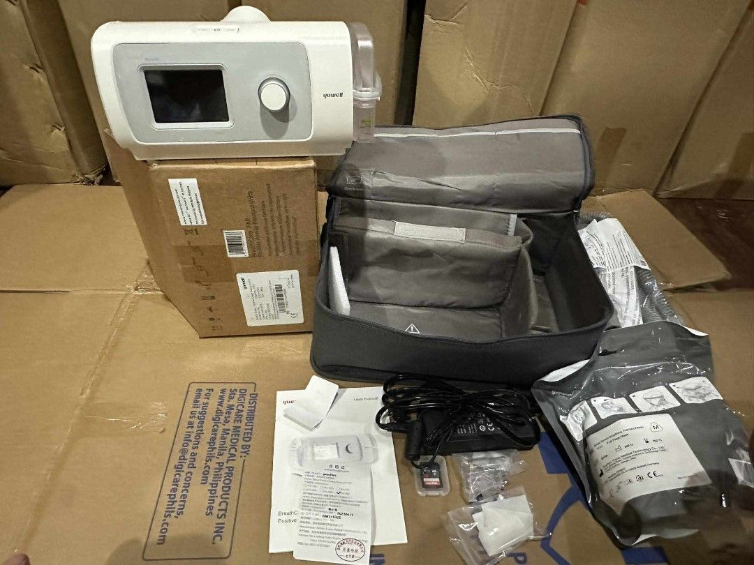 Bipap machine (Category: Medical Supplies & Tools) located in Manila. Submitted by brightflower_273879 (Listing ID 1435719833, Image 1). Description: Brand new complete set free demo same day delivery .