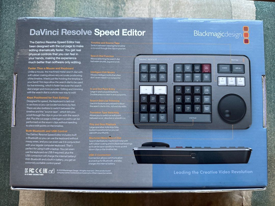 Blackmagic Design DaVinci Resolve Speed Editor443669675497891841