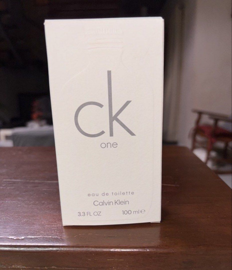 Calvin Klein CK One Eau de Toilette 100ml (Category: Fragrance & Deodorants) located in Manila. Submitted by armerchandise (Listing ID 1435820511, Image 1). Description: FOR SALE BRAND-NEW BOTTLE STILL SEALED FROM DUBAI DUTY FREE ₱2850 SRP-₱4,250.00(Watsons/SM) Calvin Klein CK One Eau de Toilette - 100ml bottle - Includes original box - Eau de Toilette - Made in Spain - 3.3 FL OZ RFS- NEEDS QUICK CASH MONEY BACK GUARANTEED IF PROVEN FAKE meetup s