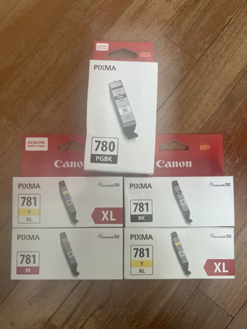 Canon PIXMA 780 PGBK & 781 XL Ink Cartridges