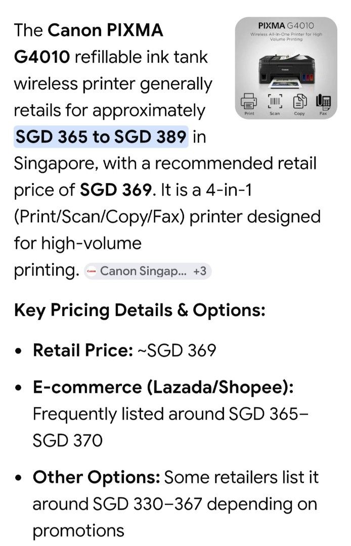 Canon PIXMA Printer444014231888875521