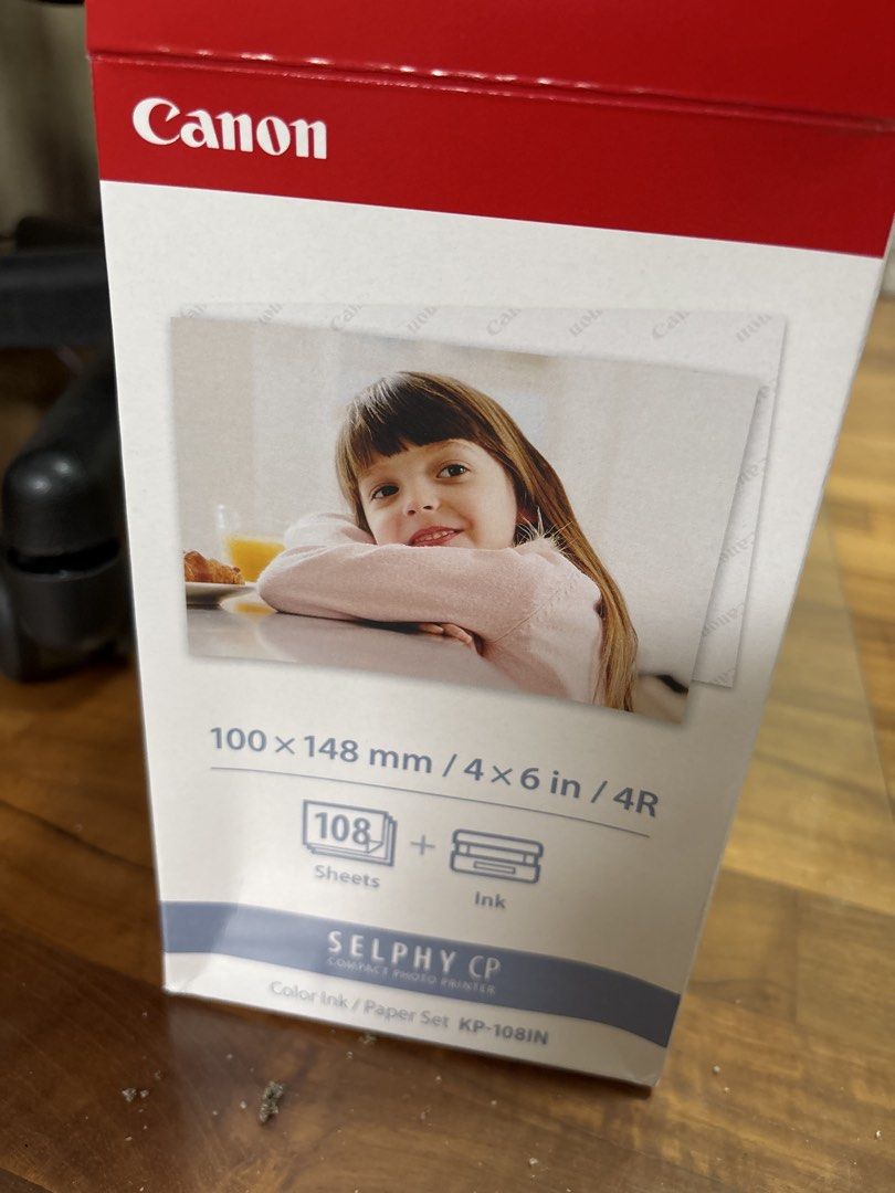 Canon Selphy CP Color Ink/Paper Set KP-108IN