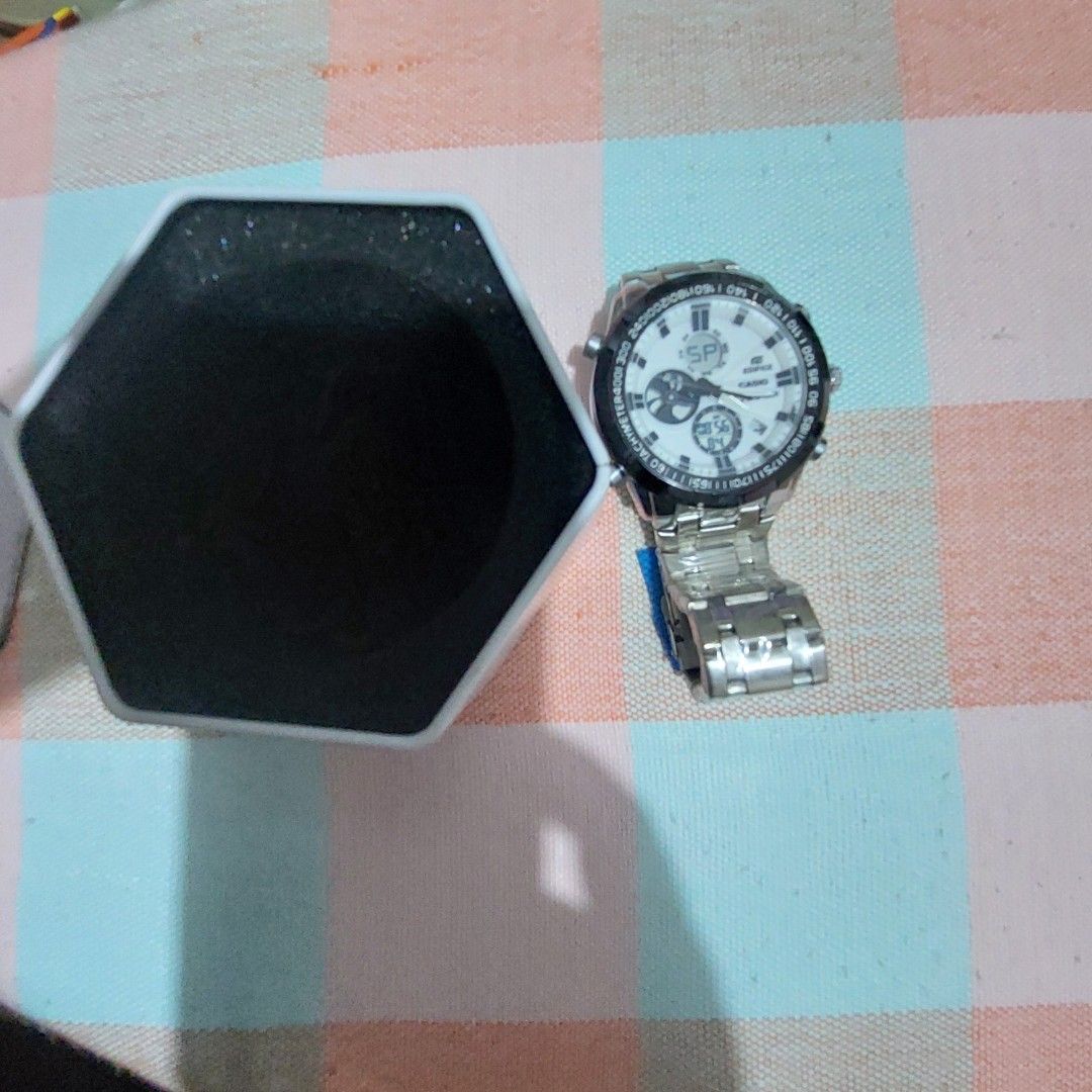 Casio Edifice Watch (Category: Men's Watches) located in Antipolo. Submitted by uncovidspace (Listing ID 1435856321, Image 1). Description: sold as is..no battery due to not being used and displayed premium copy.