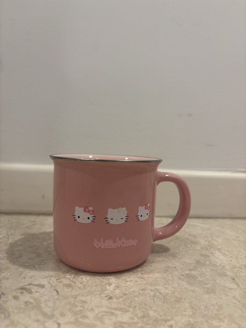 Coffee Bean Hello Kitty Pink Ceramic Mug443956465291110401