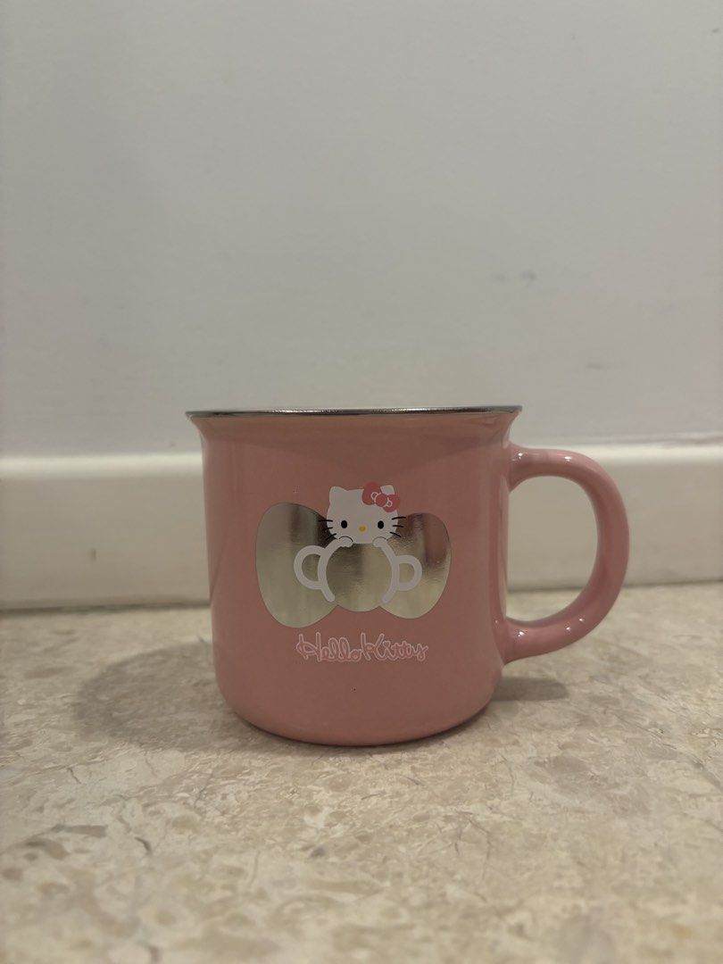 Coffee Bean Hello Kitty Pink Ceramic Mug443956465291110402