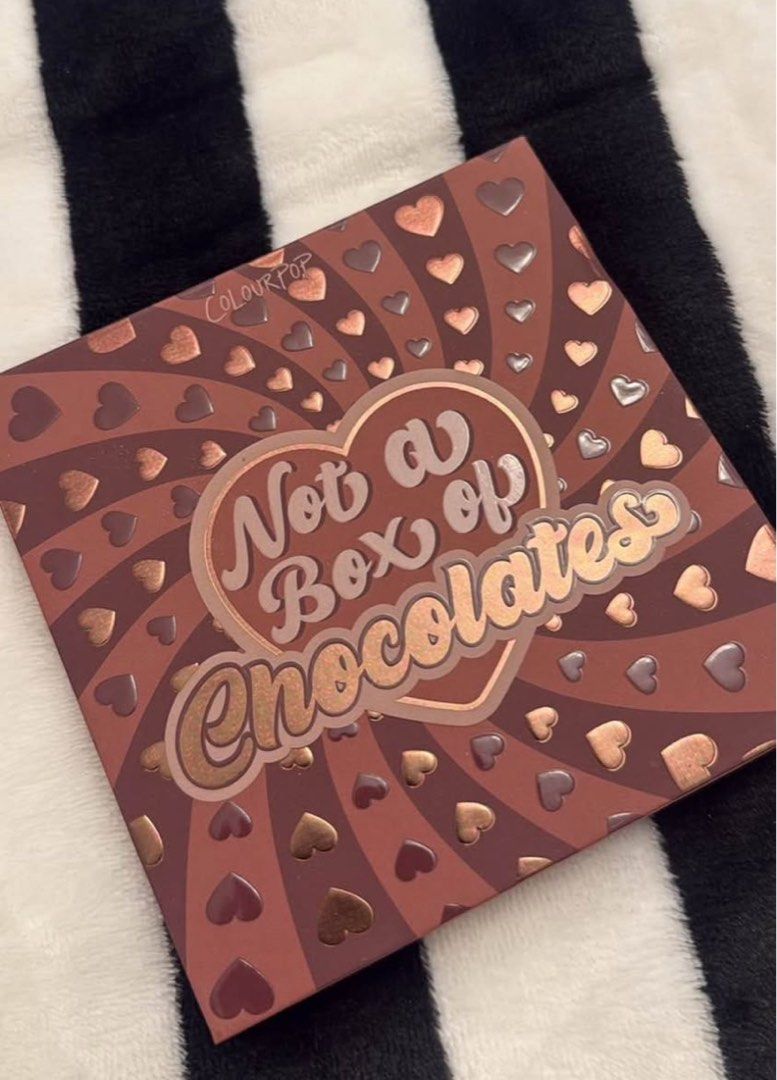 ColourPop Not a Box of Chocolates Palette (Category: Makeup) located in Quezon City. Submitted by cheerupbby (Listing ID 1435812321, Image 3). Description: ColourPop eyeshadow palette with warm, chocolate-toned shades. Stored properly and kept well. Will ship when I get back home to the Philippines in October/November 2026. I will only bring what is SOLD. All makeup is crossposted on marketplace 🇨🇦 and nowhere else. Location: QC Jnt, lalamove.