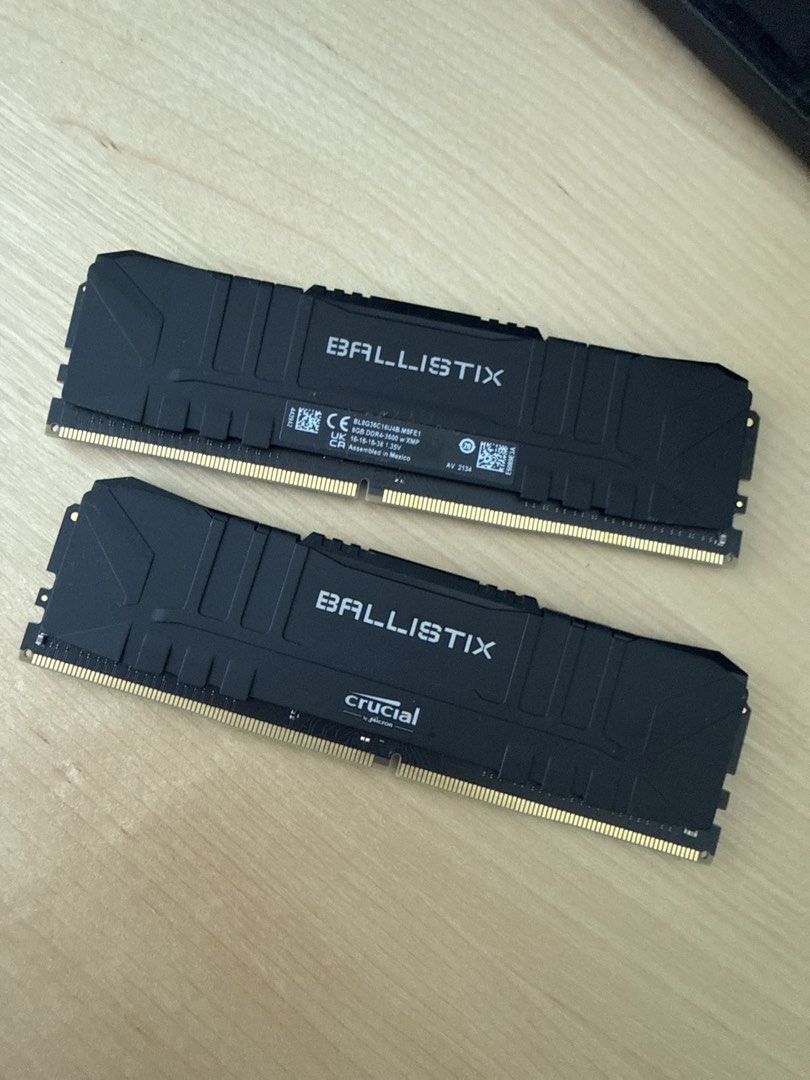 Crucial Ballistix DDR4 RAM (8gbx2)