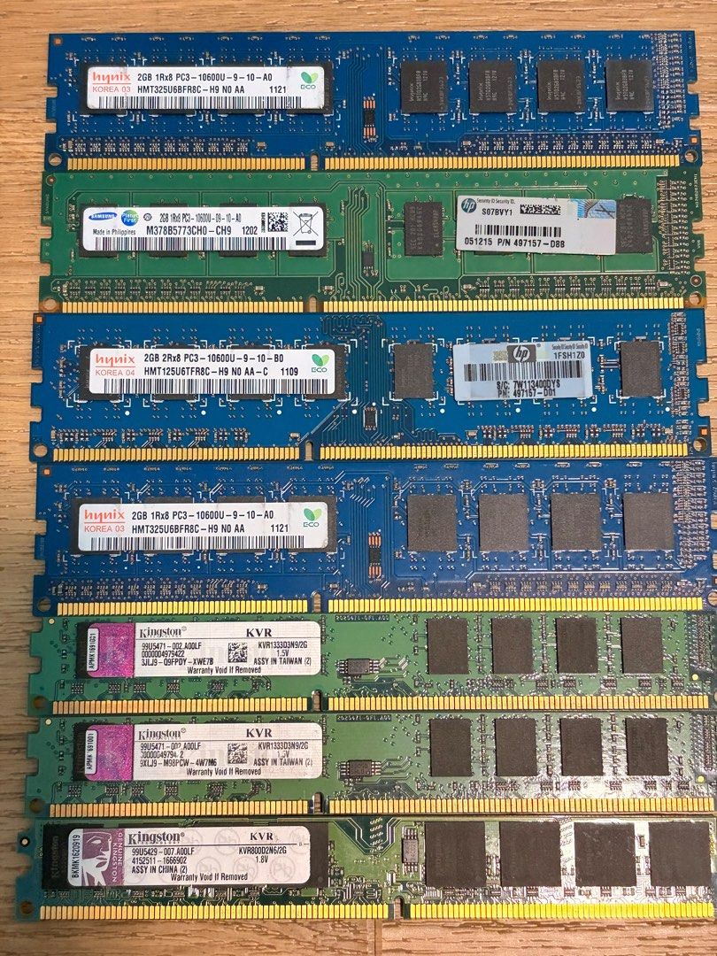 DDR3 RAM - Various 4Gb, 2Gb & 1Gb443784624940011526