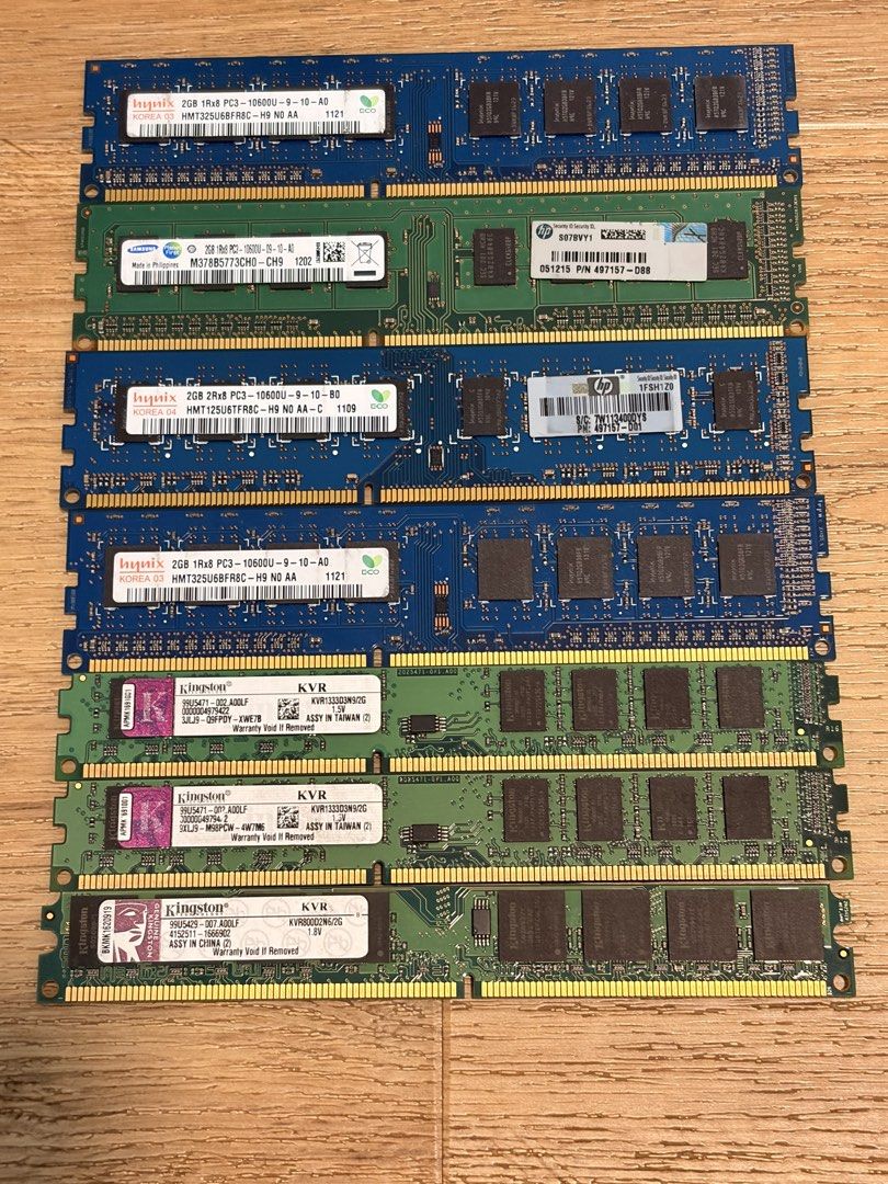 DDR3 RAM - Various 4Gb, 2Gb & 1Gb443784624940011522