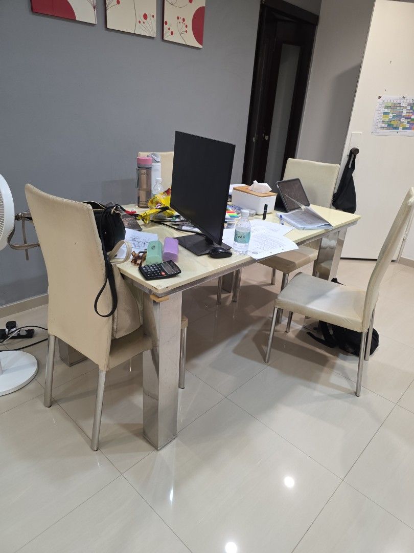dining table and chair