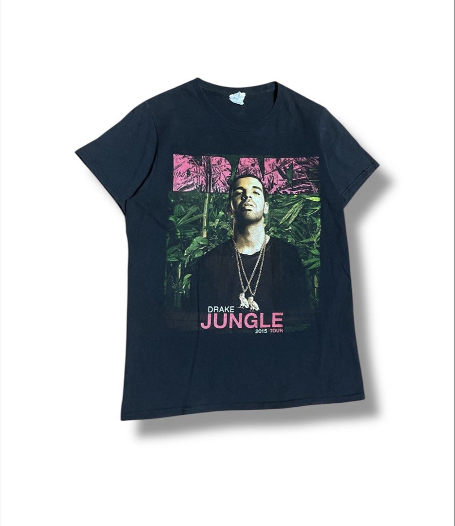 Drake Jungle Tour Shirt (Category: Tshirts & Polo Shirts ) located in Bulacan. Submitted by sanjisthrift (Listing ID 1435797501, Image 1). Description: Price Negotiable Size Small Width 19.5 Length 26 Good Condition 9/10 Good fade.
