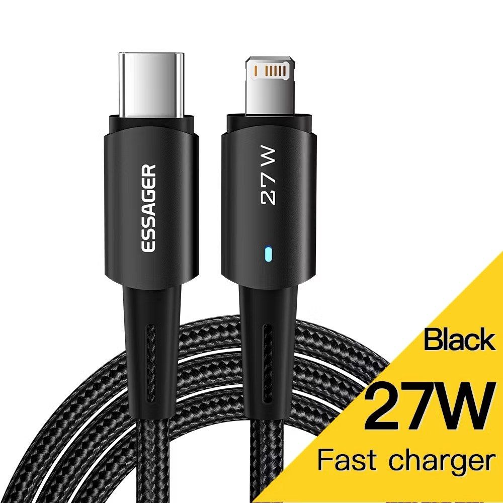 Essager 27 Watts iPhone cable cord (Category: Chargers & Cables) located in Cavite. Submitted by tifanny.goods (Listing ID 1435841511, Image 1). Description: .