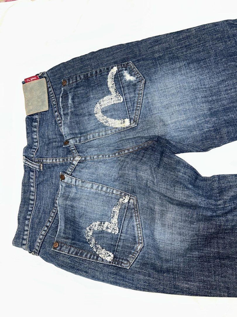 ❌ SOLD evisu bootcut distressed y2k 2000s jeans (Category: Jeans) located in Rizal. Submitted by vivismuse (Listing ID 1435857790, Image 3). Description: ❌SOLD❌.