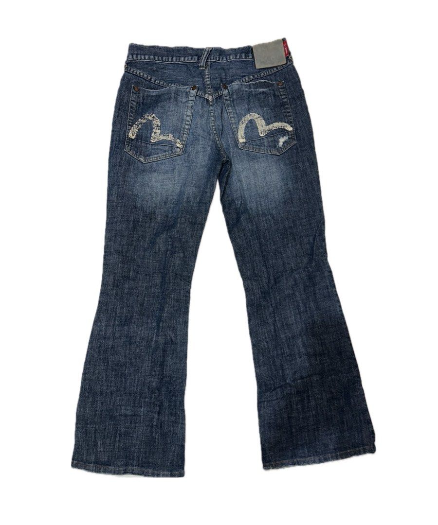 ❌ SOLD evisu bootcut distressed y2k 2000s jeans (Category: Jeans) located in Rizal. Submitted by vivismuse (Listing ID 1435857790, Image 1). Description: ❌SOLD❌.