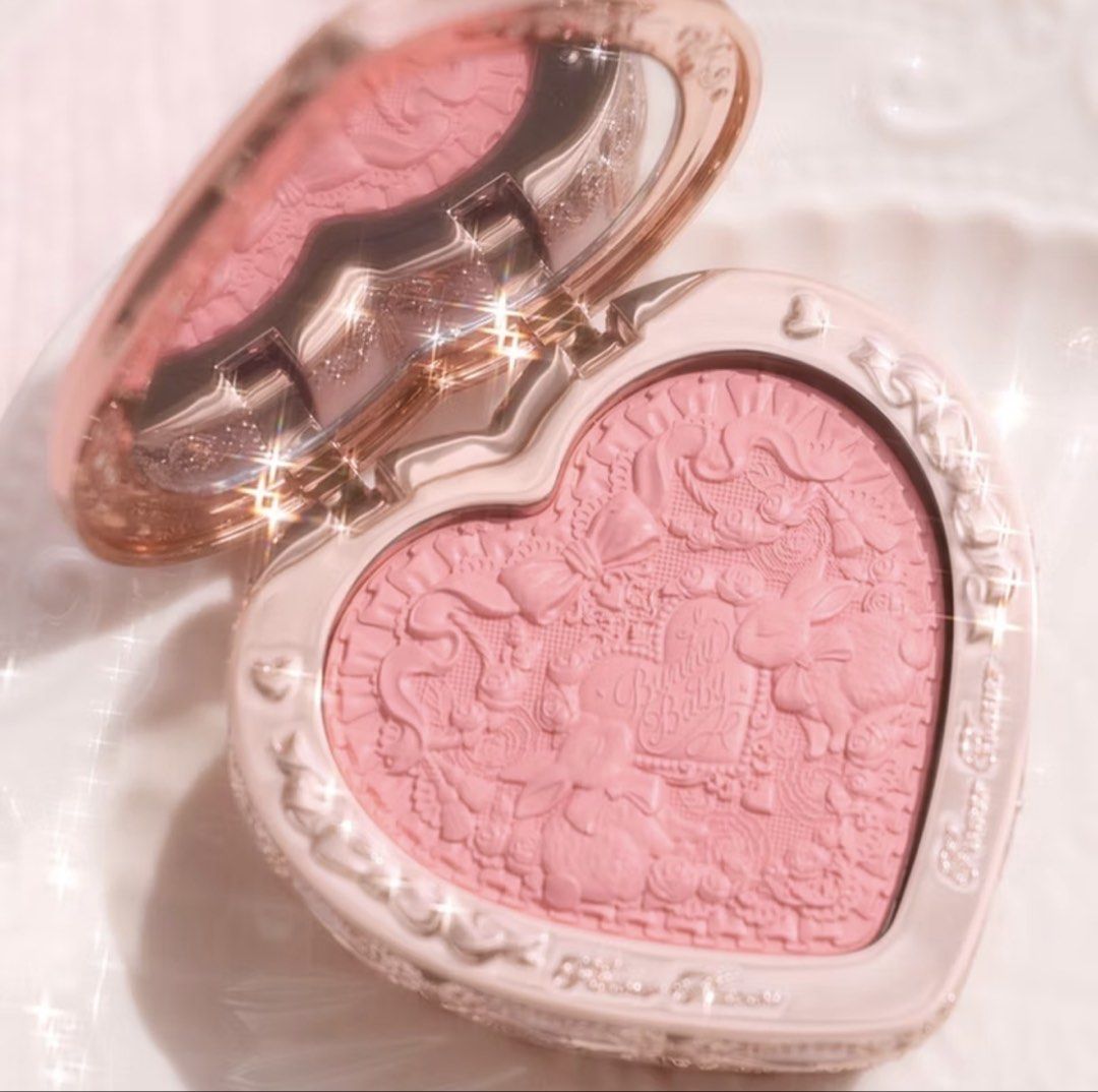 Flower Knows Bunny Garden Collection Blush (Category: Makeup) located in Manila. Submitted by pasabuy.me.ph (Listing ID 1435777912, Image 2). Description: Flower Knows Bunny Garden Collection Blush - 100% authentic - Available shades: Pink Doll, Berry Bunny, Ballet Tutu, Iris Garden, Fairyland Reverie - Features a detailed embossed design - Decorative, ornate compact design - Spring-Summer Pastels collection.