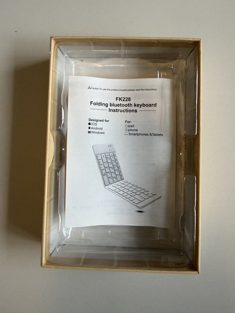 Folding Bluetooth Keyboard - FK228443905734954209281