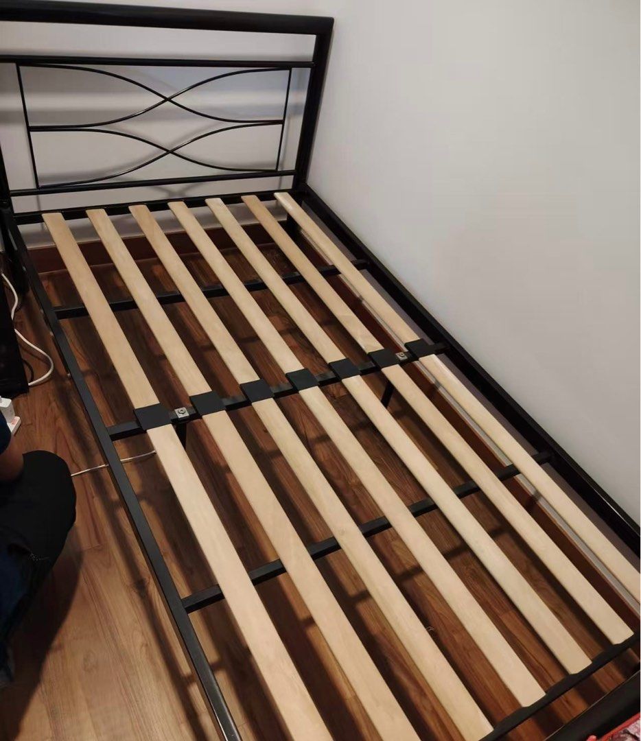 Free delivery super single size bed frame