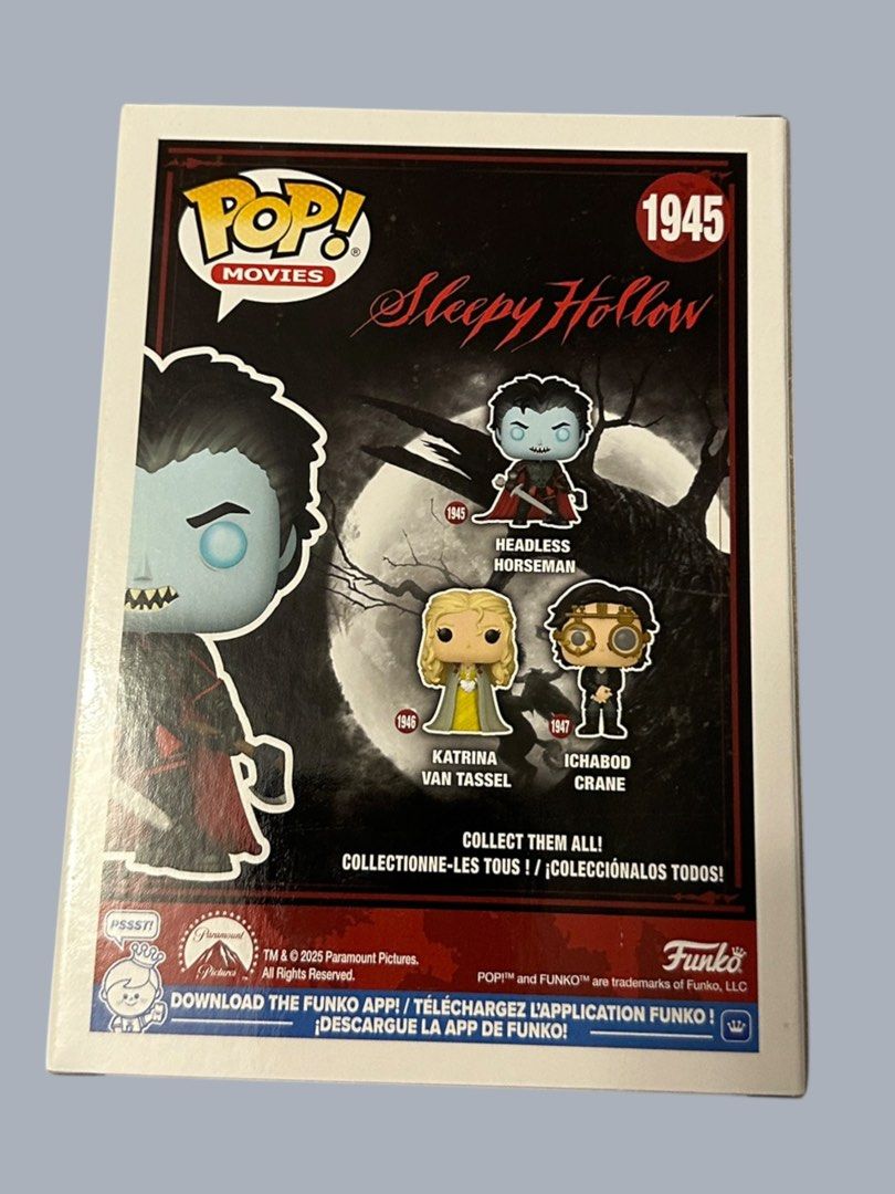Funko Headless Horseman Sleepy Hollow (Category: Designer & Blind Box Toys) located in Paranaque City. Submitted by nadineeu (Listing ID 1435870989, Image 3). Description: Authentic.