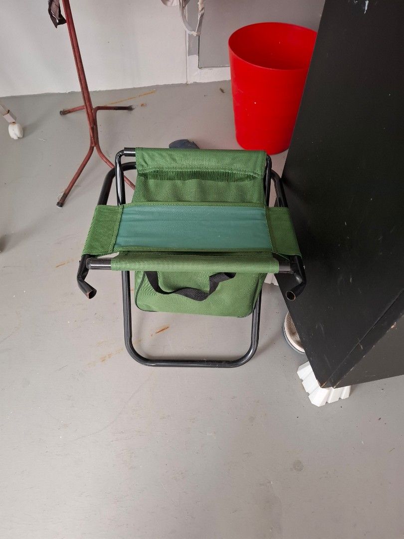 Green Folding Stool
