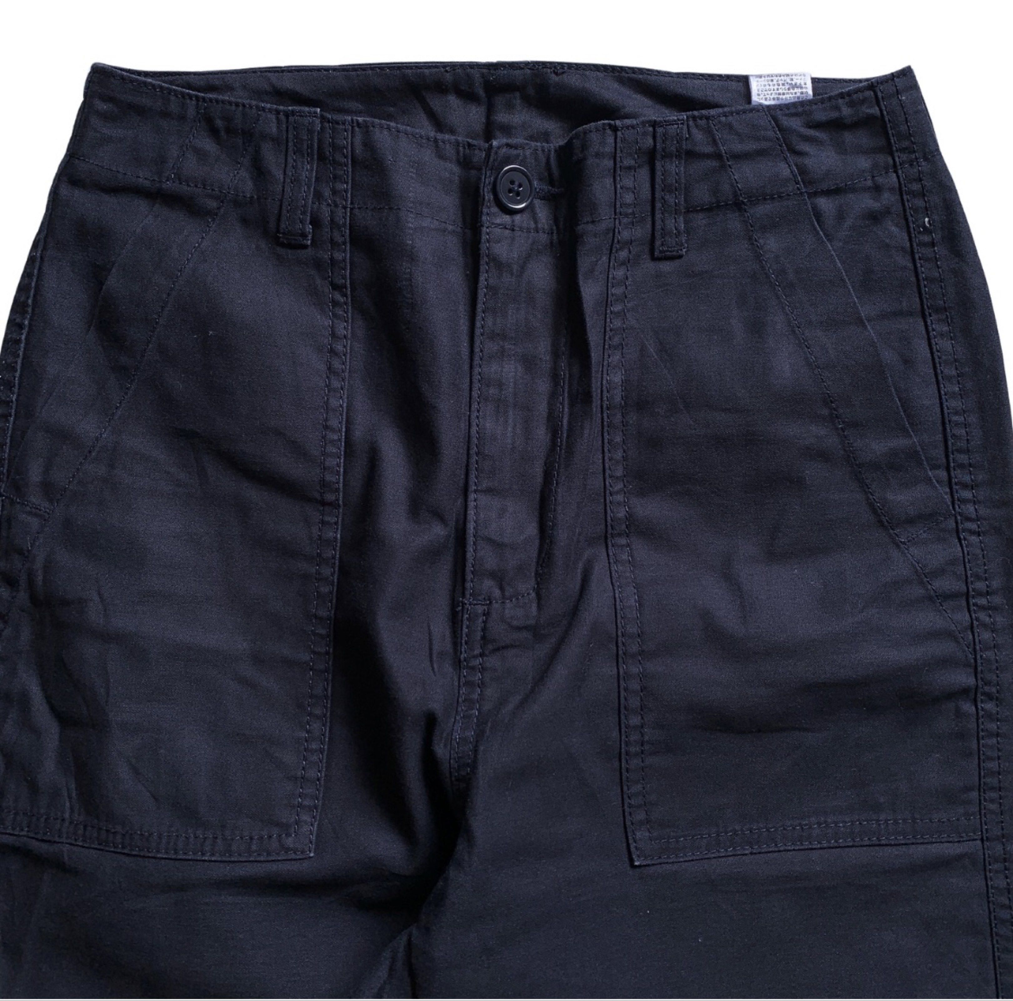 GU Navy Blue Cargo Pants - Size 29 (Category: Jeans) located in Manila. Submitted by kat_declutter (Listing ID 1435795238, Image 3). Description: - GU Navy Blue Cargo Pants - Size: 29 -Small on tag - Color: Navy Blue - Features: - Straight leg fit - Button closure - Two front pockets - Two back pockets - Durable fabric - Perfect for everyday wear - Tag visible in the image.