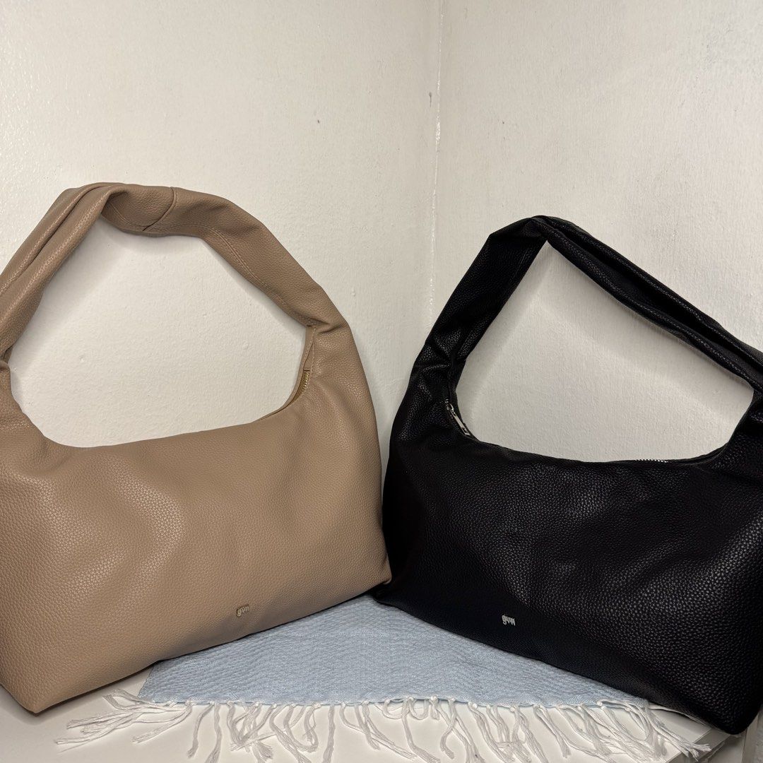 GVN Hobo Bag (Category: Luxury Bags & Wallets) located in Quezon City. Submitted by aarchives (Listing ID 1435772567, Image 1). Description: RFS: - too much bags - decluttering PRICE: Medium Hobo - ₱1,300 (taupe) Small Hobo - ₱ 1,000 (chili/taupe) NOTE: - Take all for a discounted price - Negotiable - Used 1-3 times only. MOP: - GCASH / MARI DELIVERY - Same day (book your own) .