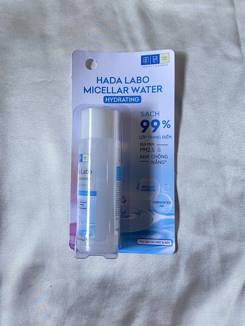 Hada Labo Micellar Water (Category: Face Care) located in Taguig. Submitted by _rosiesells (Listing ID 1435836880, Image 1). Description: Selling Hada Labo Micellar Water - bought abroad - makeup remover - For double cleansing - slightly nego 📍Taguig.