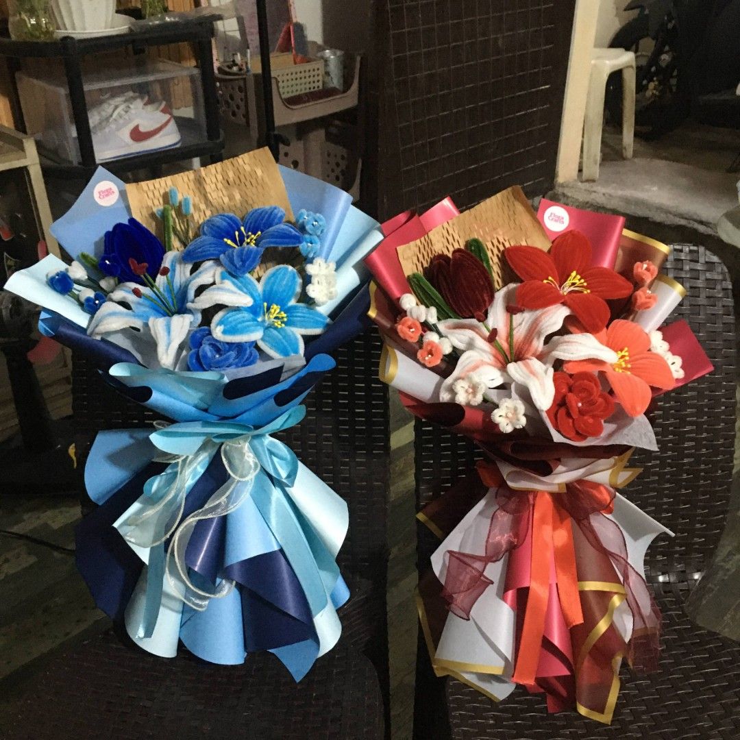 Handmade Felt Flower Bouquet (Category: Flowers & Bouquets) located in Bulacan. Submitted by floracrafts_ (Listing ID 1435740758, Image 1). Description: og price: 650 discounted price: 399 Until May 30th only!!.
