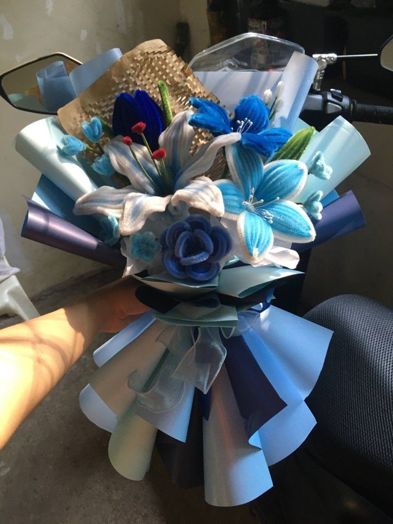 Handmade Felt Flower Bouquet (Category: Flowers & Bouquets) located in Bulacan. Submitted by floracrafts_ (Listing ID 1435740758, Image 3). Description: og price: 650 discounted price: 399 Until May 30th only!!.