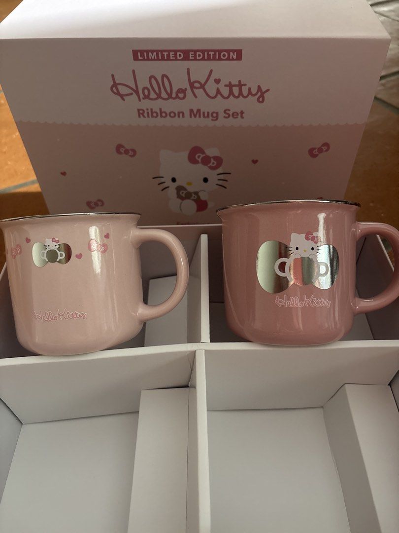 Hello Kitty Ribbon Mug Set - Limited Edition443956459398778880