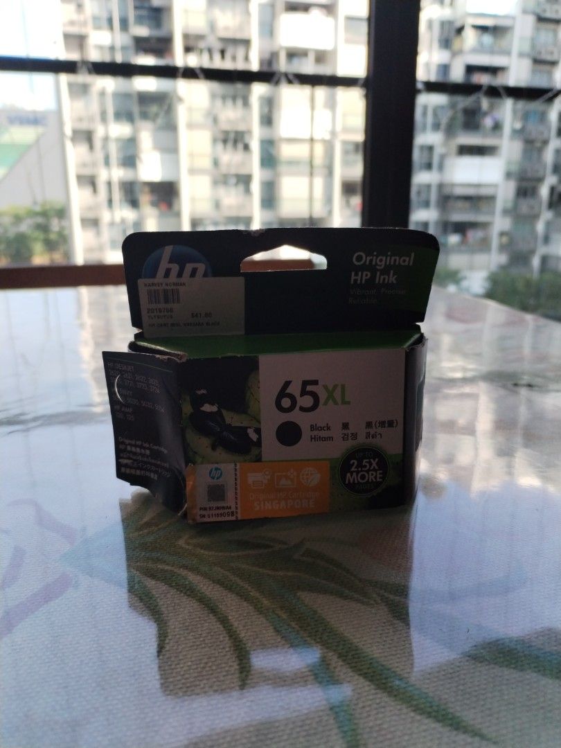 HP black ink cartridge( original price 42)