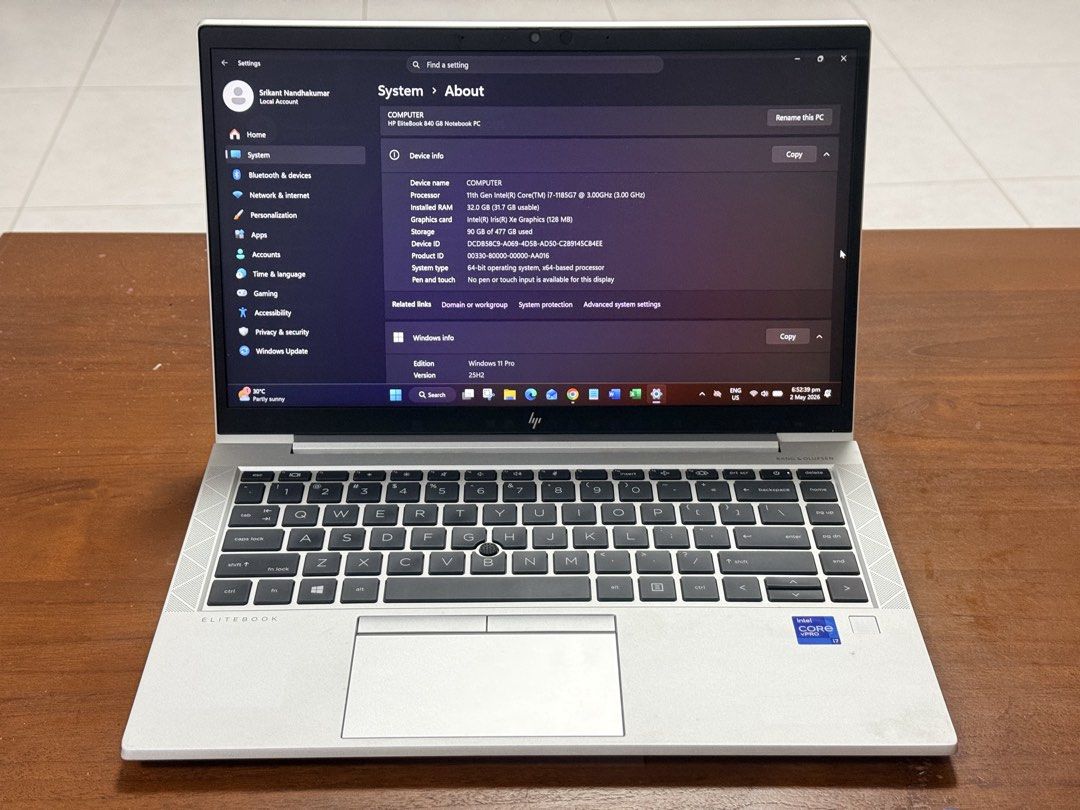 HP Elitebook 840 G8 Notebook PC443662645184450561