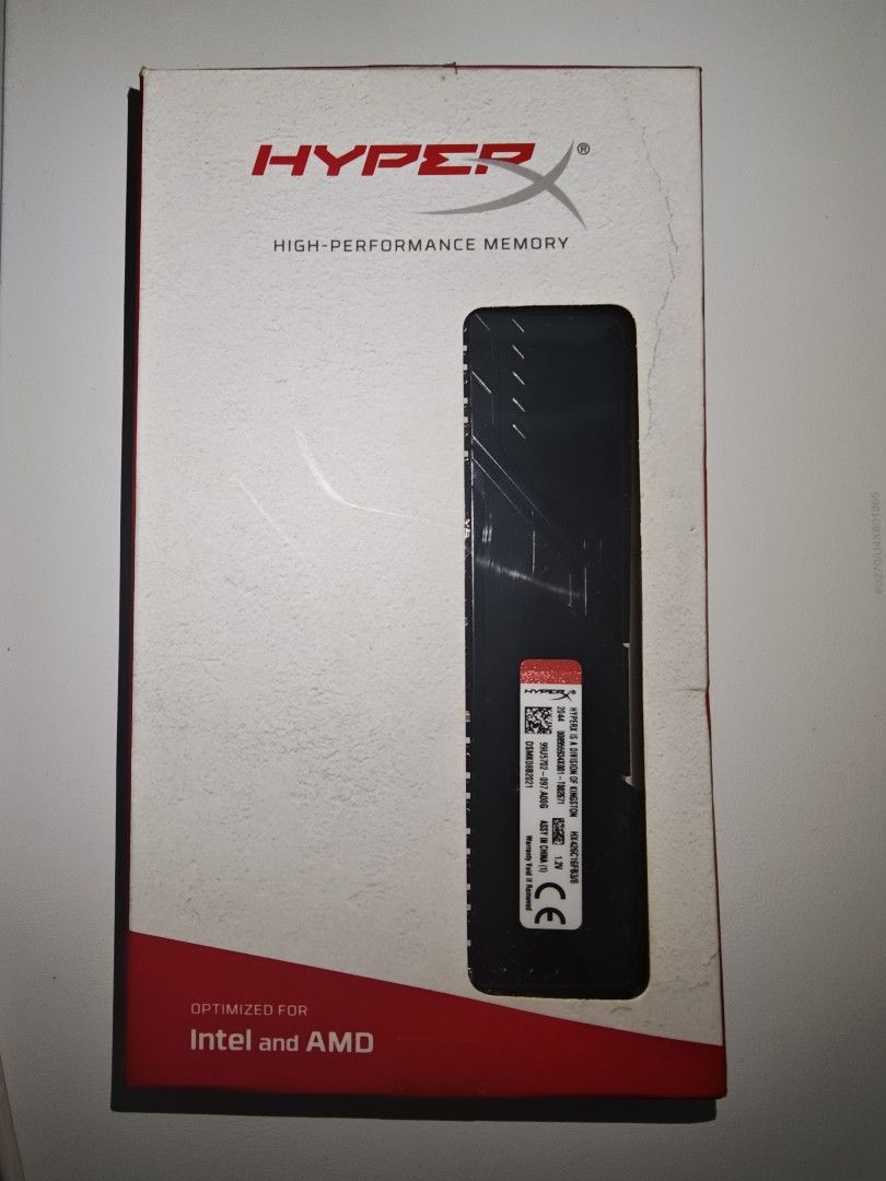 HyperX Fury DDR4 16GB 2666 MHz RAM