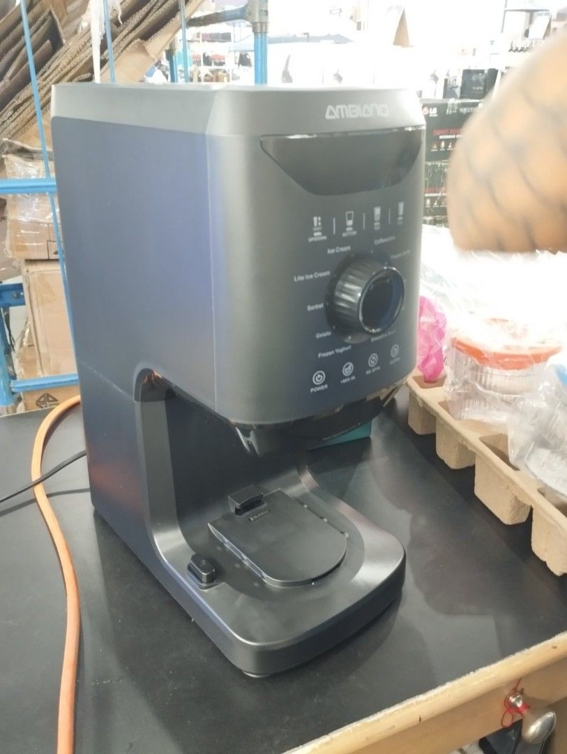 ICE CREAM & FROZEN TREAT MAKER (Category: Ice-cream Makers) located in Caloocan City. Submitted by dhiony (Listing ID 1435725161, Image 3). Description: -BRAND NEW -COMPLETE ACCESORIES -WITH BOX -AMBIANO BRAND -WITH SALES INVOICE -1MONTH WARRANTY/7DAYS RELACEMENT.