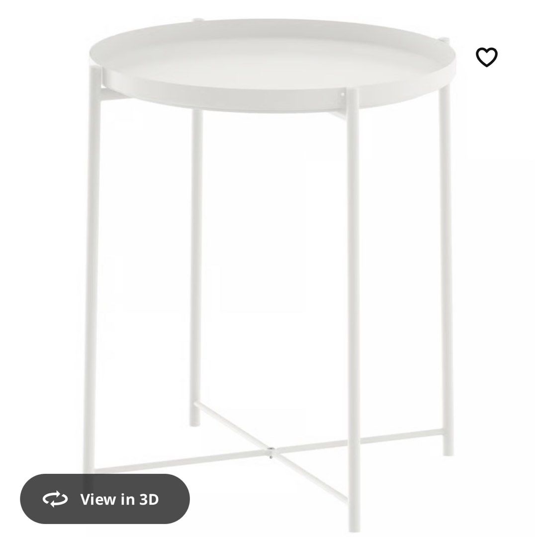 IKEA Side Table - Round Tray Table443590463330734081