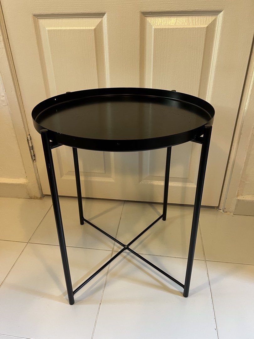 IKEA Side Table - Round Tray Table443590463330734083