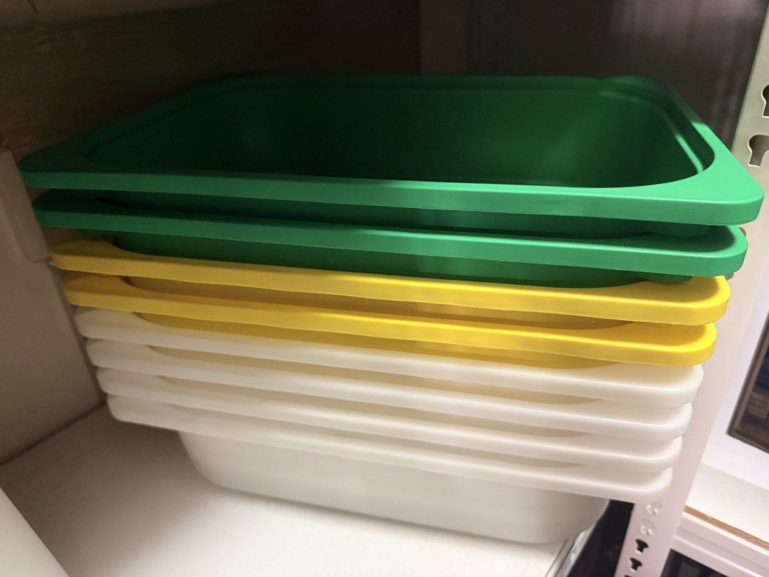 IKEA Stackable Plastic Storage Containers - Various Colors443833071500021761