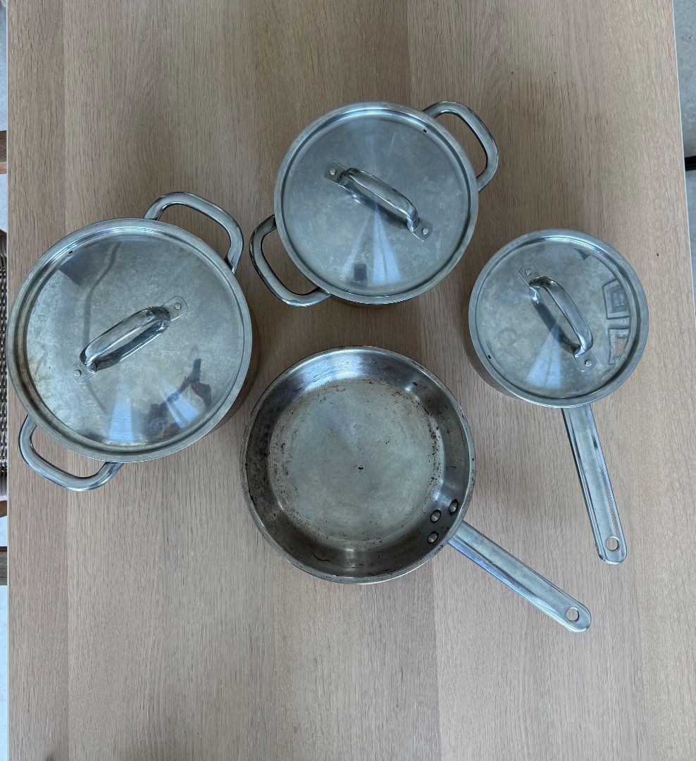 IKEA Stainless Steel Cookware Potd and Pans Set443727425045145601
